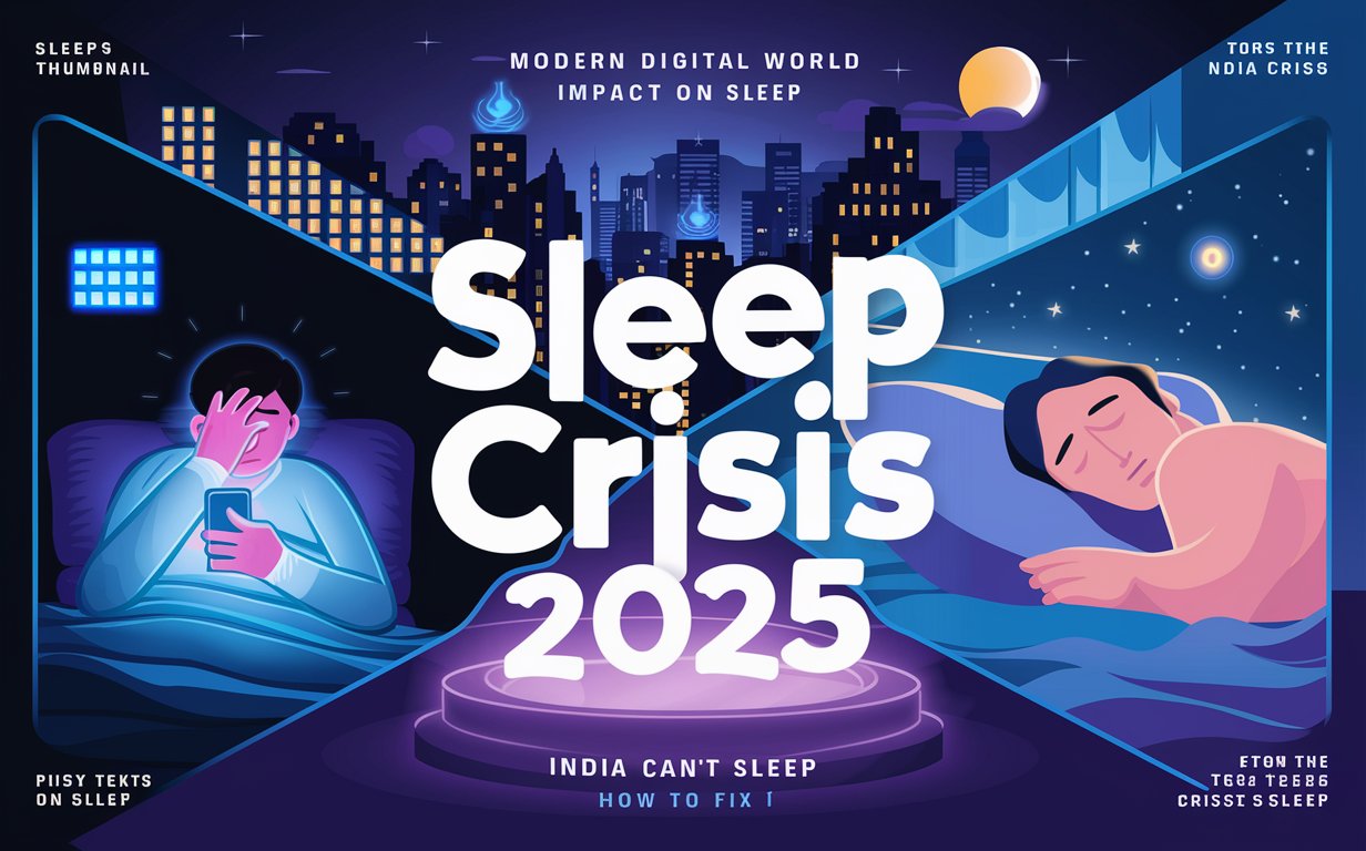 💤 Sleep Crisis 2025: Why India Is Losing Sleep and How to Fix It 🌙