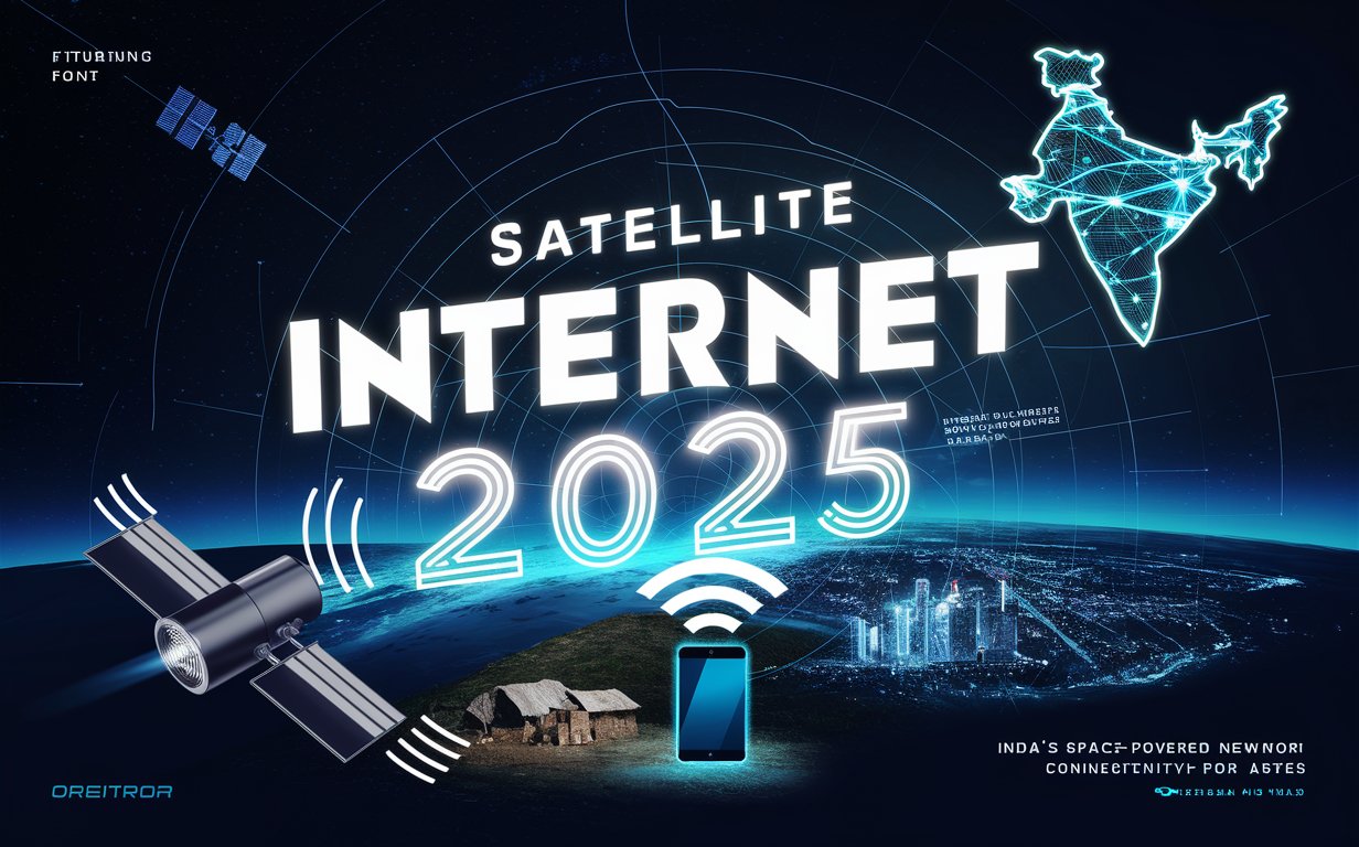 🛰️ Satellite Internet 2025: How India Is Getting Connected From Space
