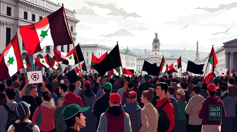 Italian Gaza Solidarity Strike - Article illustration 1