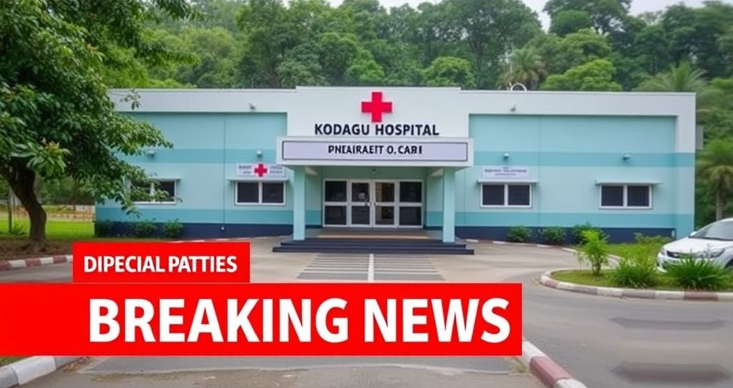 Kodagu Hospital Upgrades: Virajpet, Kushalnagar & Hudikeri Get Boost