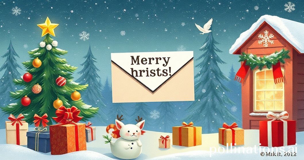 अपना ‘मेरी क्रिसमस’ ईमेल ध्यान से पढ़ें। उनके पास छिपे हुए संदेश हो सकते हैं