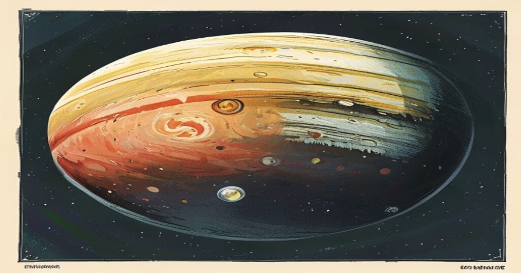 अध्ययन से पता चलता है कि बृहस्पति के पास चार विशाल चंद्रमा क्यों हैं जबकि शनि के पास सिर्फ एक है